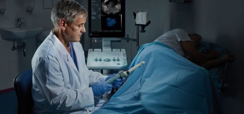 Ultrazvuk prostaty přes konečník je informativní metodou pro diagnostiku prostatitidy